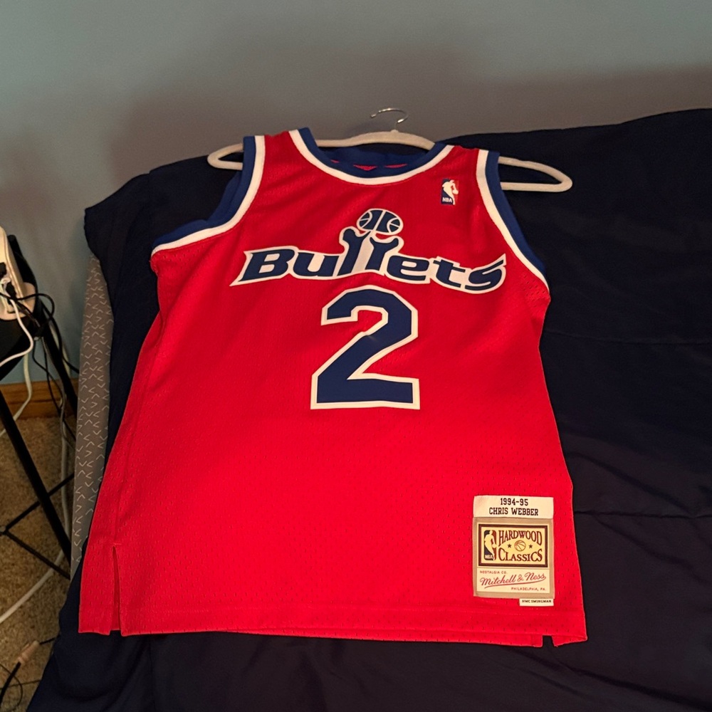 Mitchell & Ness Red Bullets Jersey